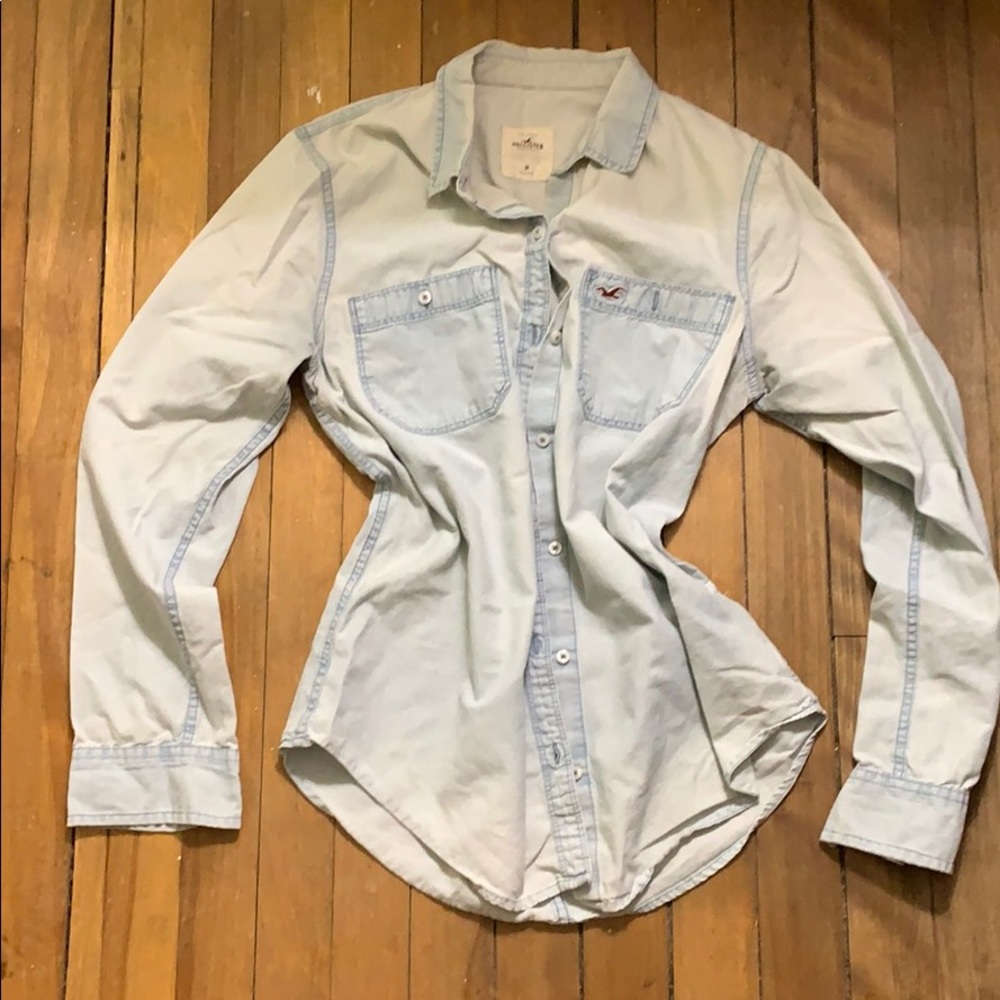 Hollister chambray button down